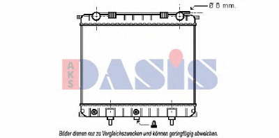AKS DASIS 370600n -  Радиатор, охлаждение двигателя